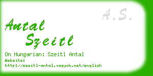 antal szeitl business card